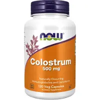 Now , Colostrum, 500 mg, 120 Veg Capsuler