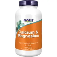 Now , Kalcium & Magnesium, 250 Tabletter