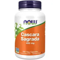 Now Cascara Sagrada 450 mg 250 Veg Kapsler