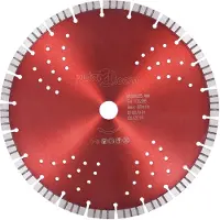 vidaXL Turbo diamantklinge med huller, stål, 300 mm