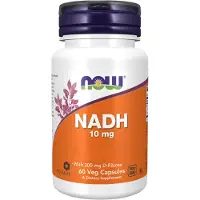 Now , NADH, 10 mg, 60 Veg Capsuler