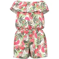 Name it Buksedragt - NkfVinaya - Noos - Bright White/Tropical - - 6 år (116) - Buksedragt