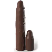 Pipedream 3" Silicone Mega X-tension - Brun