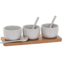 Eh Excellent Houseware Excellent Houseware Dipskåle til servering af saucer med skeer