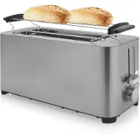 Princess 142402, 4 skive(r), Rustfrit stål, Knapper, Dreje, 1400 W, 230 V, 50 - 60 Hz