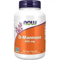 Now , D-Mannose, 500 mg, 120 Vegansk Capsuler