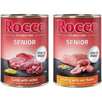 Rocco Senior 12 x 400 g - Mix: 2 varianter