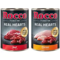 Rocco Økonomipakke: Real Hearts 24 x 400 g - Okse