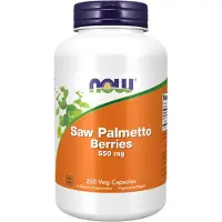 Now , Palmetto Bær, 550 mg, 250 Vegansk Capsler