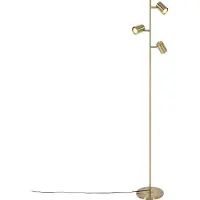 QAZQA Moderne gulvlampe bronze 3-lys - Jeana