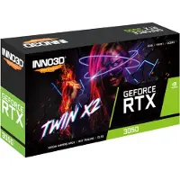 InnoVISION Multimedia Technologies GeForce RTX 3050 Twin X2 V2 - 8GB GDDR6 RAM - Grafikkort