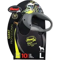Flexi Hundesnor - Giant leash pro L (10 m) 50 kg neon