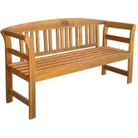 vidaXL Havebænk Massivt Akacietræ - bench (157 cm)
