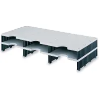 Styro udvidelsesmodul Trio styrodoc/268130298 grå/sort 723x140x331 mm