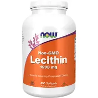 Now , Ikke-GMO Lecithin, 400 Bløde Gelatiner