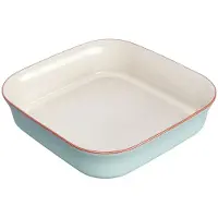 Denby Heritage Pavilion ovnfast fad Blå-beige, firkantet