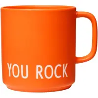 Design Letters favoritkop med hank 25 cl Orange
