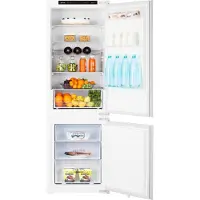 Gorenje NRKI418EP1 - Køleskab/fryser - bund-fryser - til indbygning - niche - bredde: 56 cm - dybde: 56 cm - højde: 177.5 cm - 246 liter - Klasse E -