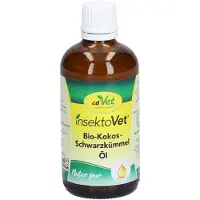 CdVet InsektoVet Bio-Kokos-Sortkommenolie - 100 ml