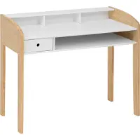 Atmosphera børneskrivebord i skandinavisk stil, ben i genanvendt træ, 100 × 52 × 85 cm