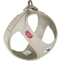 Curli Vest Harness Clasp Air-Mesh - Beige - S