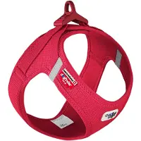 Curli Vest Harness Clasp Air-Mesh - Rød - XS