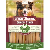 Smartbones Chicken Sticks Tyggepinde Kylling - Økonomipakke: 3 x 10 stk.