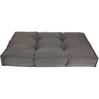 Dogman Dyna Classy Memory Foam Pet Bed Grey XXL 110x70x12cm