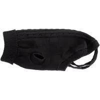 Dogman Strikket Hundetrøje Gina Sort 45cm 45cm