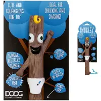 DOOG Barkley Fetch Stick - Sikkert og splintfrit gummihundelegetj Letvgts holdbart og flydende - Perfekt til aktive hunde Let at rengre