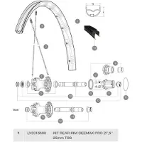 Mavic Deemax Pro Tubeless Baghjul