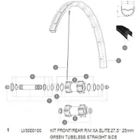 Mavic Xa Elite Tubeless Fælg
