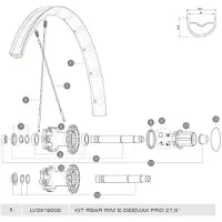Mavic E-deemax Pro Baghjul