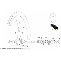 Mavic Cosmic Pro Carbon Sl Ust 20 Rear Fælg
