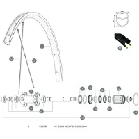 Mavic Allroad Elite Ust Ub 2018 Baghøjre Eger 12 Enheder