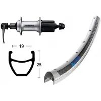 Winora Exal Xp-19 Qr Shimano Acera T3000 Baghjul