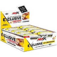 Amix Eksklusiv æske Med Proteinbarer Chokolade Banan 85g 12 Enheder