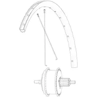 Mavic Kit 16 Rear Ksyrium S Disc Ebm Eger