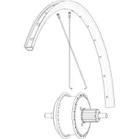 Mavic Rear Aksium Elite Evo Ust Disc Ebm Racercykel Fælg