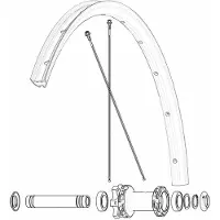 Mavic Front Ebm Allroad S Racercykel Fælg