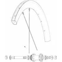 Mavic Front/rear Cosmic Sl 45 Disc Racercykel Fælg