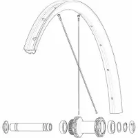 Mavic Front/rear Allroas 650b Racercykel Fælg