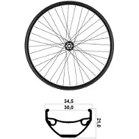 Mvtek 27.5´´ Boost Tubeless Mtb Forhjul