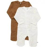 Pippi Baby Natdragter m/f - 2-pak - Tinsel - - 3 år (98) - Natdragt