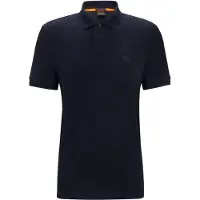 BOSS Slim-fit poloshirt i bomuld med stræk og logomærke