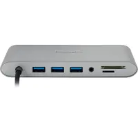 Kensington Driverfri, transportabel UH1440P USB-C 5 Gbps Dual video-dockingstation - DP/HDMI/VGA