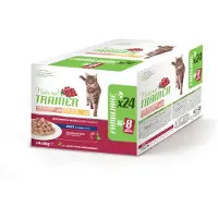 NATURAL TRAINER Adult - 24 x 85 g Mixpakke: Kylling & Laks
