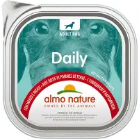 Almo Nature Daily med oksekød og kartoffel vådfoder til hunde