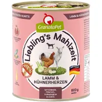 Granatapet Liebling's Mahlzeit 6 x 800 g - Lam & Kyllingehjerter