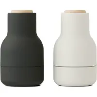 Audo Copenhagen Bottle Grinder krydderikværn Small 2-pak Ash/Carbon/Bøg